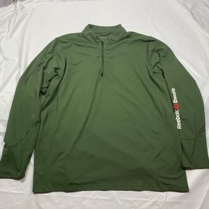 Reebok Crossfit quarter Zip pull over shirt size XL